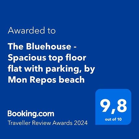 The Bluehouse - Spacious Top Floor Flat With Parking, By Mon Repos Beach Corfu  Εξωτερικό φωτογραφία